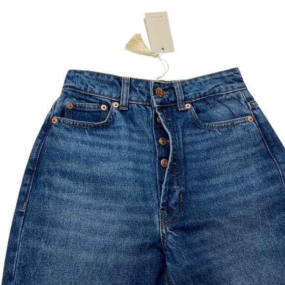 Doen High Rise Blue Jeans - Picture 8 of 12